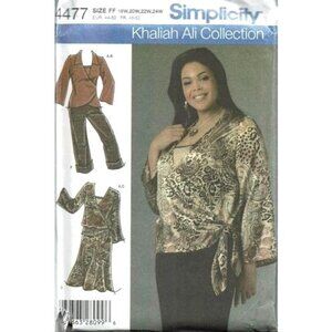 Simplicity Sewing Pattern 4477 Womens‎ Pants Top Skirt Size 18W-24W